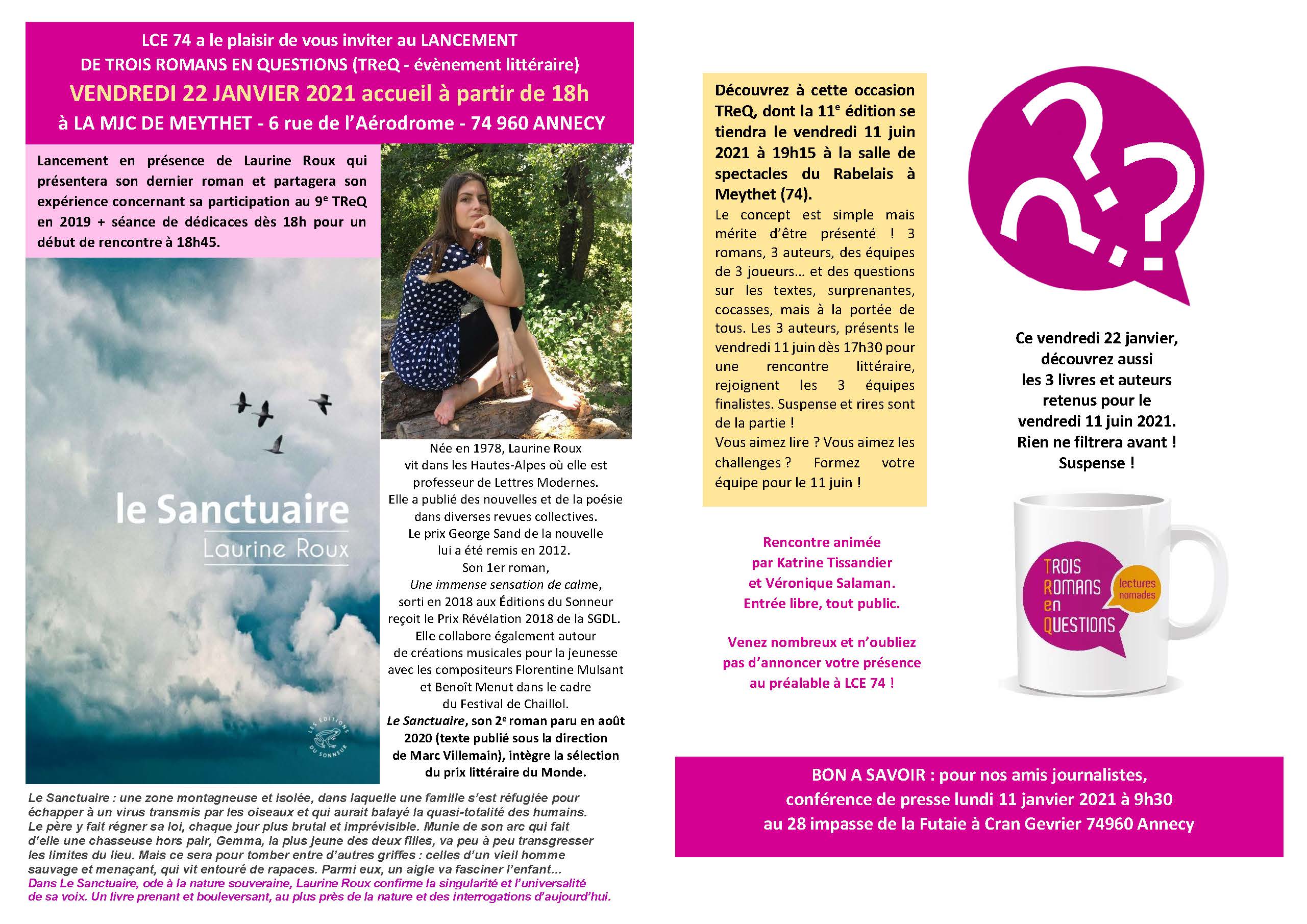 rencontre litteraire annecy